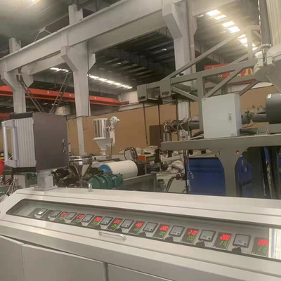 좋은 가격 LDPE HDPE 소재 플라스틱 파이프 압출기 150kg/H 온라인으로