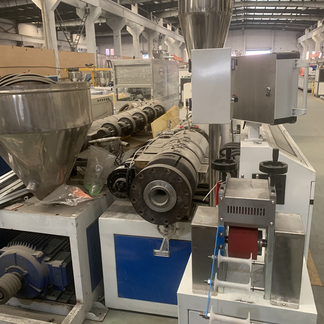 CaCO3로 채워지는 110kg/H 뜨거운 절단 플라스틱 Pvc Pelletizer 2