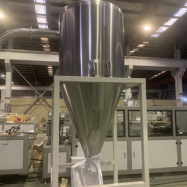 재생된 물자를 알갱이로 만들기를 위한 2단계 플라스틱 PVC 작은 알갱이로 만드는 선 600kgs/H 0
