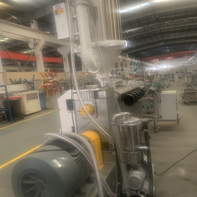 단일 나사 PLA HDPE 수관 압출기 100kg/H 4