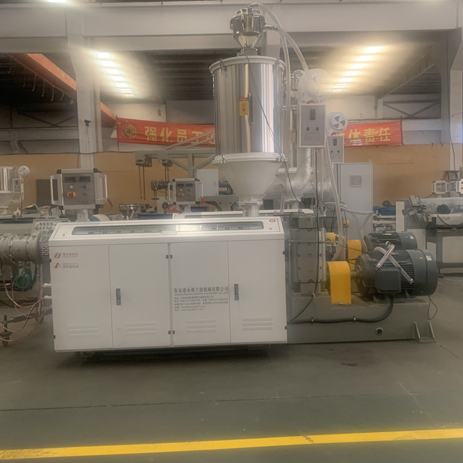 단일 나사 PLA HDPE 수관 압출기 100kg/H 2
