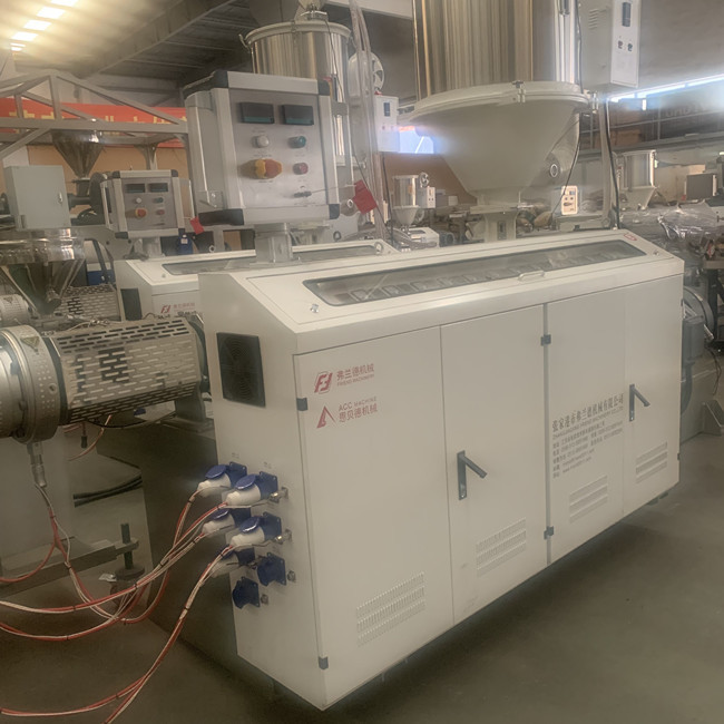 단일 나사 PLA HDPE 수관 압출기 100kg/H 1