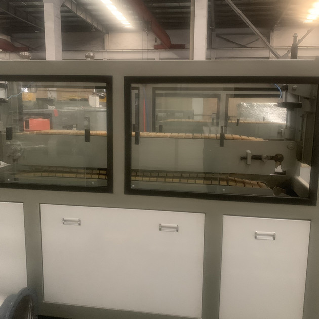 ABB 변환장치를 가진 완전히 자동적인 PE 100kg/H 플라스틱 관 기계 5