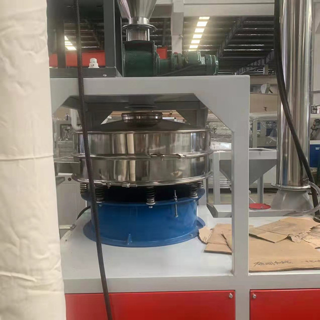 PVC PP PE 가는 플라스틱 선반 Pulverizer 1000kg/H 먼지 누출 증거 5