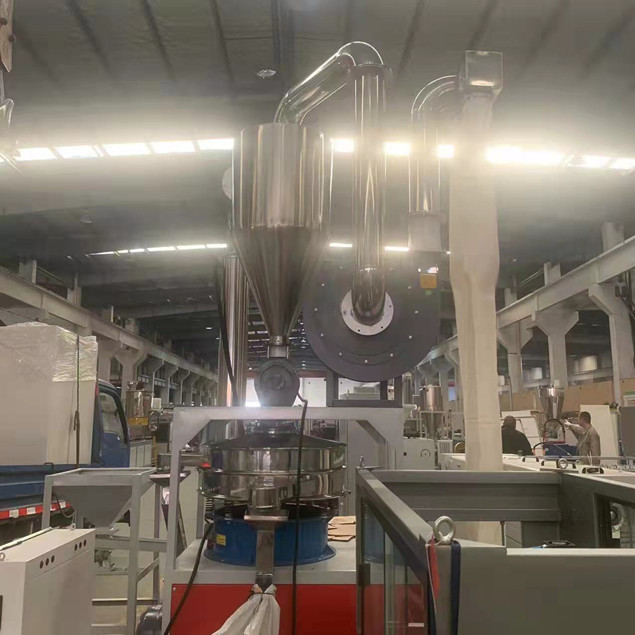 PVC PP PE 가는 플라스틱 선반 Pulverizer 1000kg/H 먼지 누출 증거 2